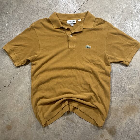 Lacoste Polo Shirt Mens M Turquoise Brown Sports Golf Rugby - Picture 2 of 7